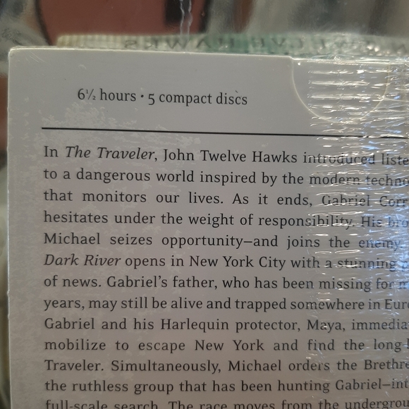 NIB AUDIO BOOK " THE DARK RIVER" BY JOHN TWELVE HAWKS - Picture 4 of 4